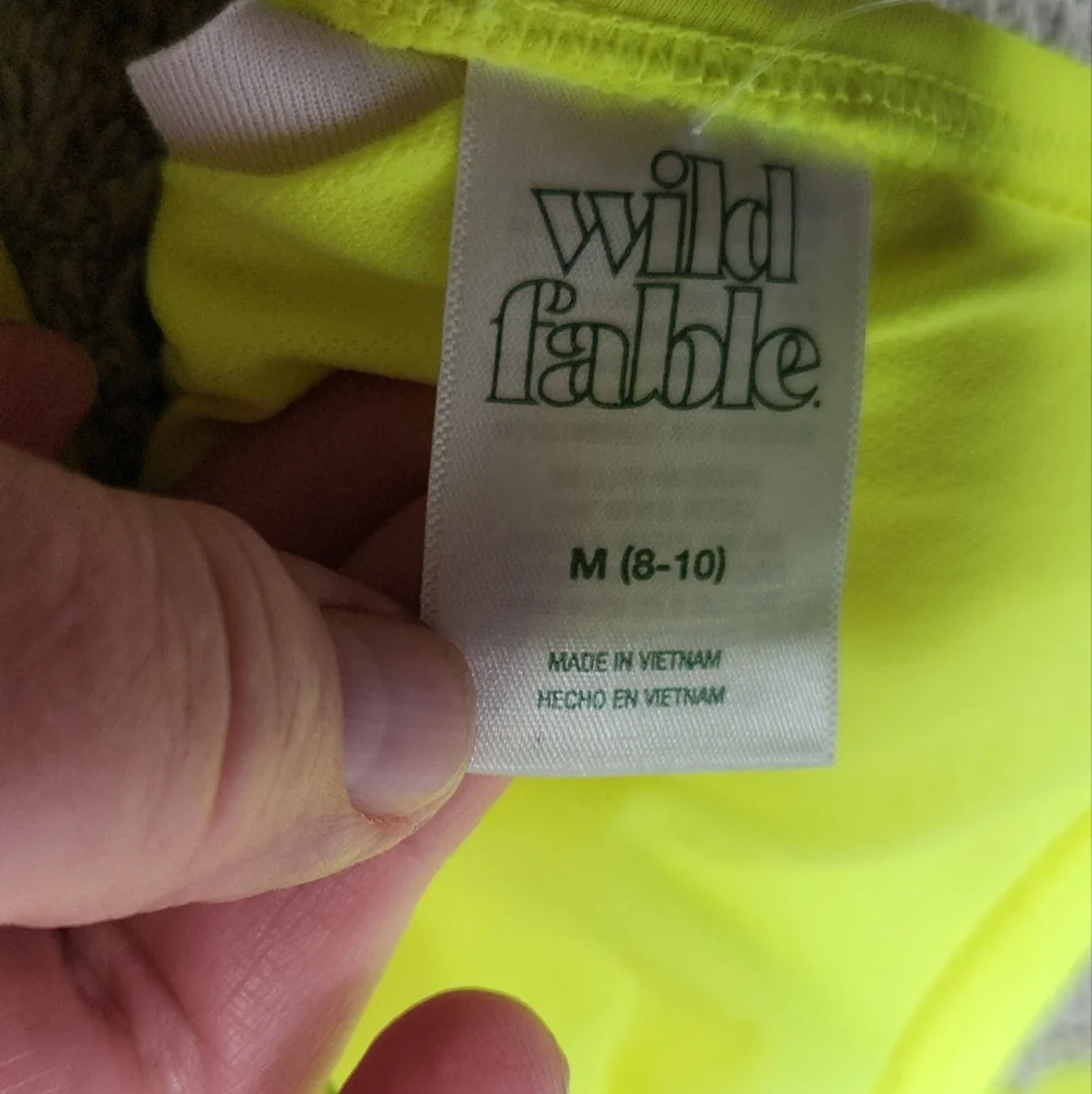 Women's Bright Yellow Bikini Top & Bottom With Beads - Wild Fable - M (8-10) - Picture 15 of 16